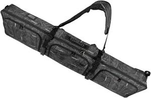 Сумка для сноуборда UNISTRENGH с мягкой подкладкой и колесами - дорожная сумка для одного сноуборда и ботинок, шлема и одежды, Black (With Wheels)