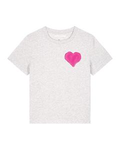 Рубашка Watapparel  Pink Heart, Mottled Grey