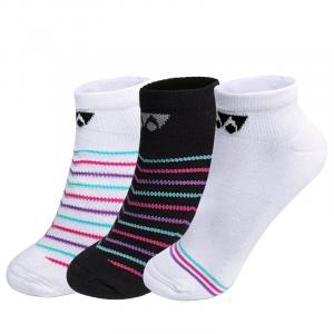 Женские носки щиколотка 3 пары смешанные цвета YONEX, 3 Pack (Mixed Color)