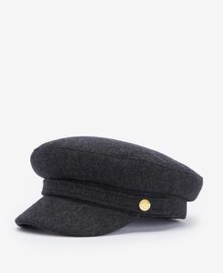 Бейсболка Barbour Bothal Bakerboy, Charcoal Grey