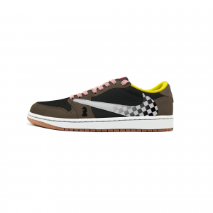 Jordan Кроссовки Travis Scott x Air 1 Brown Chocolate