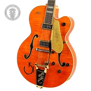 Новая Gretsch G6120T-55 Vintage Select '55 Chet Atkins Vintage оранжевый лак #JT24061792