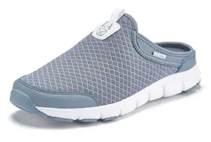 Слипоны LASCANA, сабо, сабо из легкого сетчатого материала, синий