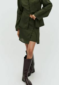 Юбка mbyM BELLINA-M, Pine Green Black Stripe/Green