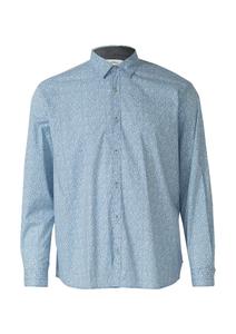Рубашка Slim Fit на пуговицах s.Oliver, светло-голубой