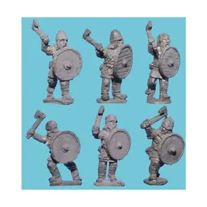 Одноручные топорщики — разная одежда, Dark Ages - Great Heathen Army - Vikings (15mm)