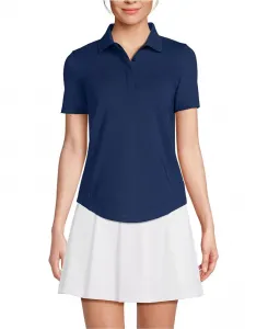 Женская поло с высокой поддержкой Lands' End, синий