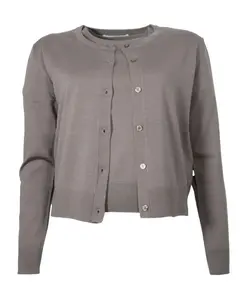 Свитер ажурной вязки с подходящей футболкой Kaos, серый