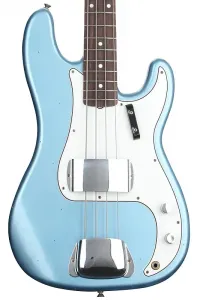 Fender Custom Shop 1966 Precision Bass Journeyman Relic - Супервыцветший состаренный Lake Placid Blue