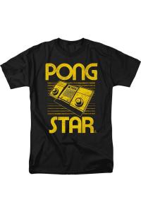 Футболка Atari Star с коротким рукавом для взрослых Gildan, черный
