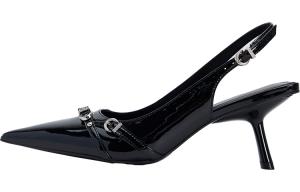 URBAN REVIVO Женские туфли-кошечки на высоком каблуке, черные