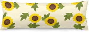 MaSiledy Чехол для подушки декоративный с подсолнухами двусторонний Pattern-9