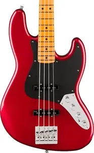Fender American Ultra II Jazz Bass, гриф из клена, Sinister Red