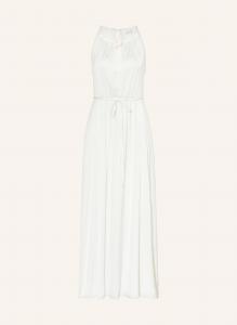 Платье атласное с вырезом Mrs & Hugs, белый