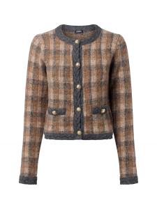 Вязаный кардиган JOOP! Kea, коричневый/светло-коричневый