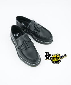 Эксклюзивные для Японии лоферы Dr. Martens ADRIAN с белой строчкой.