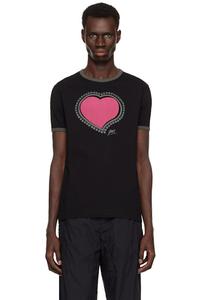 Черная футболка с архивным принтом Dries Van Noten