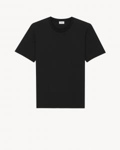 Футболка с изображением полумесяца Saint Laurent, черный