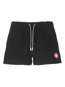 Махровые шорты с монограммой CASABLANCA, черный