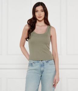 Футболки Slim fit Guess Jeans, зеленый