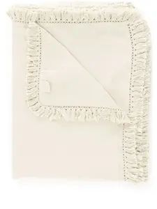 Скатерть с бахромой, 260х175 см, 330х190 см, Once Milano, нейтральные цвета