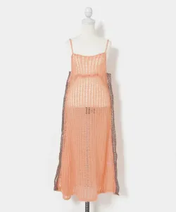 Прозрачное мохеровое платье-комбинация Kbf, цвет Pink