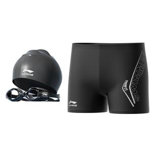 Мужские плавки LINING, Clothing Sets (Swimming Shorts+Swim Goggles+Swimming Cap)
