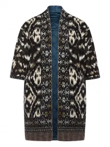 Стеганое пальто с узором Pierre-Louis Mascia, черный