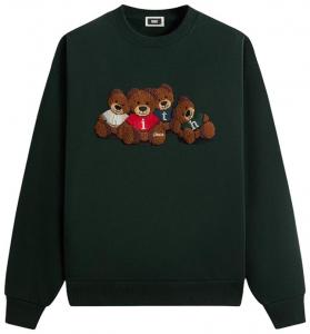 Толстовка Kith Kithmas Teddy &amp; Friends Nelson Crewneck, зеленый