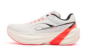 QIAODAN Износостойкие и легкие низкие повседневные беговые кроссовки женские белые сияющий огненно-красный Jordan White/Flame Red, цвет Jordan White/Flame Red