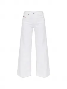 Джинсы клеш Diesel, белый