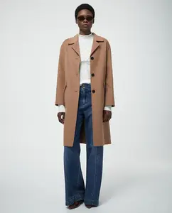 Короткое пальто ручной работы Sfera, песочный