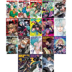 Sakamoto Days Manga Series Vol. 1-18, 18 Books Collection Set by Yuto Suzuki (Viz Media)