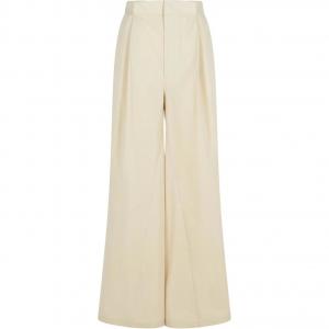 Брюки плиссе Maison Margiela, айвори