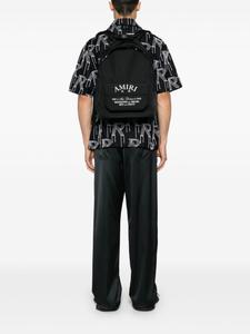 AMIRI рюкзак с логотипом, черный