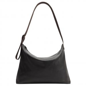 Lemaire Сумка через плечо из телячьей кожи Large Women's Dark Chocolate