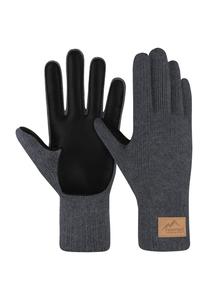 Перчатки без пальцев из мериносовой шерсти с овчиной "Leanyer" Normani, серый