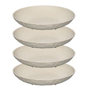 Тарелка для завтрака Koziol Club Plate I (4er-Set), полипропилен / ель - песочный