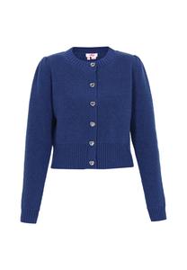 Вязаный кардиган MYMO, темно-синий