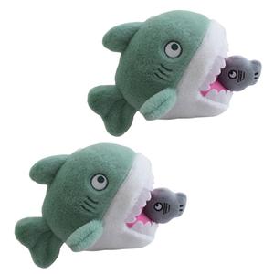 Креативный брелок в виде мультяшной акулы с дизайном "кусает палец" плюшевый кукольный подвес высотой 12см Handsome