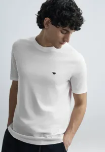 Простая футболка Emporio Armani, Off White