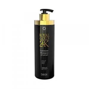Шампунь Beox Brasil ROYAL GOLD 24K для подготовки к процедурам, Золотые протеины, Выпрямление, Нанопластика, 500 мл Inna marka