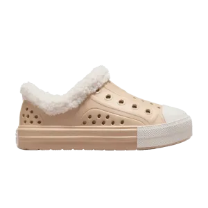 Кроссовки Converse Chuck Taylor All Star Play Lite CX Low PS Sherpa - Warm Quarry, желто-коричневый