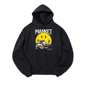 Худи Market Smiley All Four Hoodie, Pirate Black