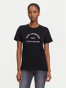 Футболка regular fit A3W17105 Karl Lagerfeld, чёрный