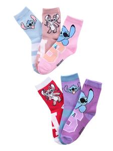 Stitch Детские носки, 3 пары, разноцветные