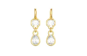 Swarovski Серебряные серьги Women's Gold/White