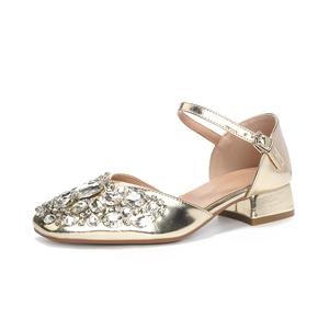 TATAYA Женские туфли на платформе с массивным каблуком золотые, цвет Gold