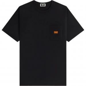 Футболка с карманом в виде тыквенного пирога KITH, черный