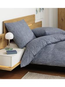 Janine Хлопковое постельное белье Cortina синего цвета